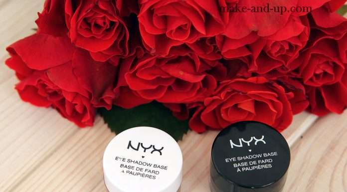Чорна і бежева бази під тіні від NYX — огляд і свотчи
