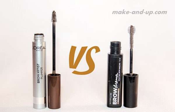 Maybelline Brow Drama vs Loreal Paris Brow Artist Plumper — порівняння