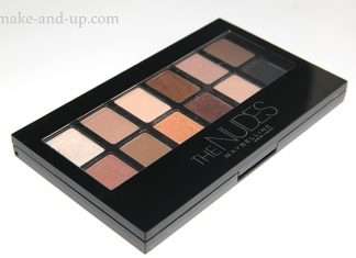 Maybelline The Nudes Eyeshadow Palette — огляд і свотчи