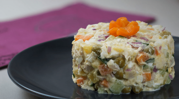 Святкові рецепти олівє з куркою і свіжими огірками на Новорічний стіл 2018