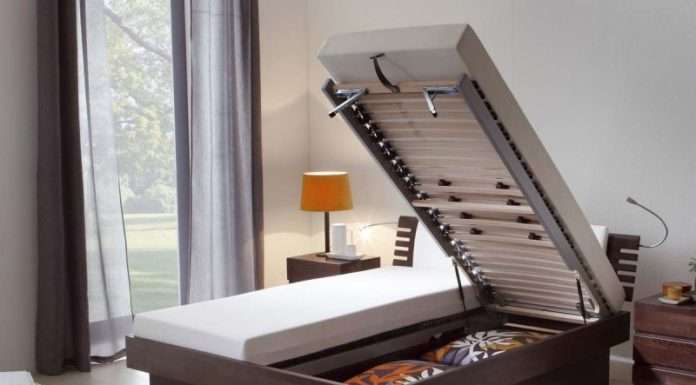 Переваги ліжок, які оснащені підйомним механізмом