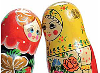 Символи Росії: матрьошка.