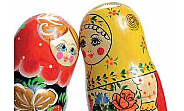 Символи Росії: матрьошка.