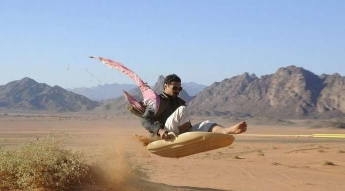 Сноубординг по-арабськи.