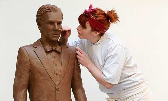 Бенедикта Камбербетча зобразили в шоколаді.