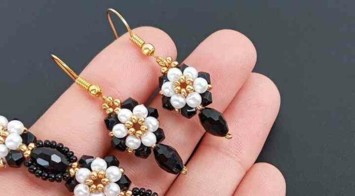 Браслет і сережки з намистин і бісеру своїми руками. Майстер-клас