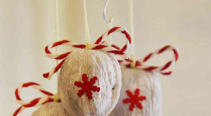 Ялинкова прикраса з волоських горіхів своїми руками. Майстер-клас