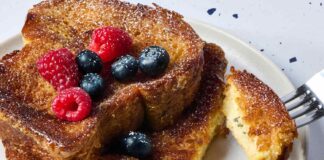Torrada francesa Crème Brûlée: um café da manhã digno de sobremesa