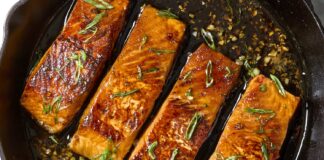 De 20 minuten durende oplossing voor vermoeidheid bij een doordeweeks diner: Honing-Knoflookzalm